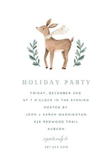 Oh Deer - Holidays Invitation